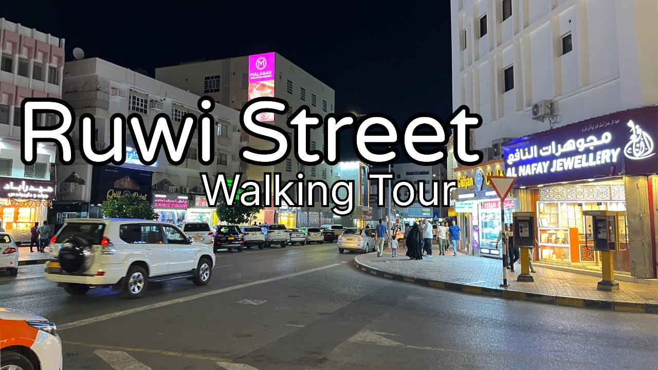 Ruwi Street | Ruwi Souq | Night Walking Tour | Ruwi Street Night Life |  Ruwi High Street 🇴🇲