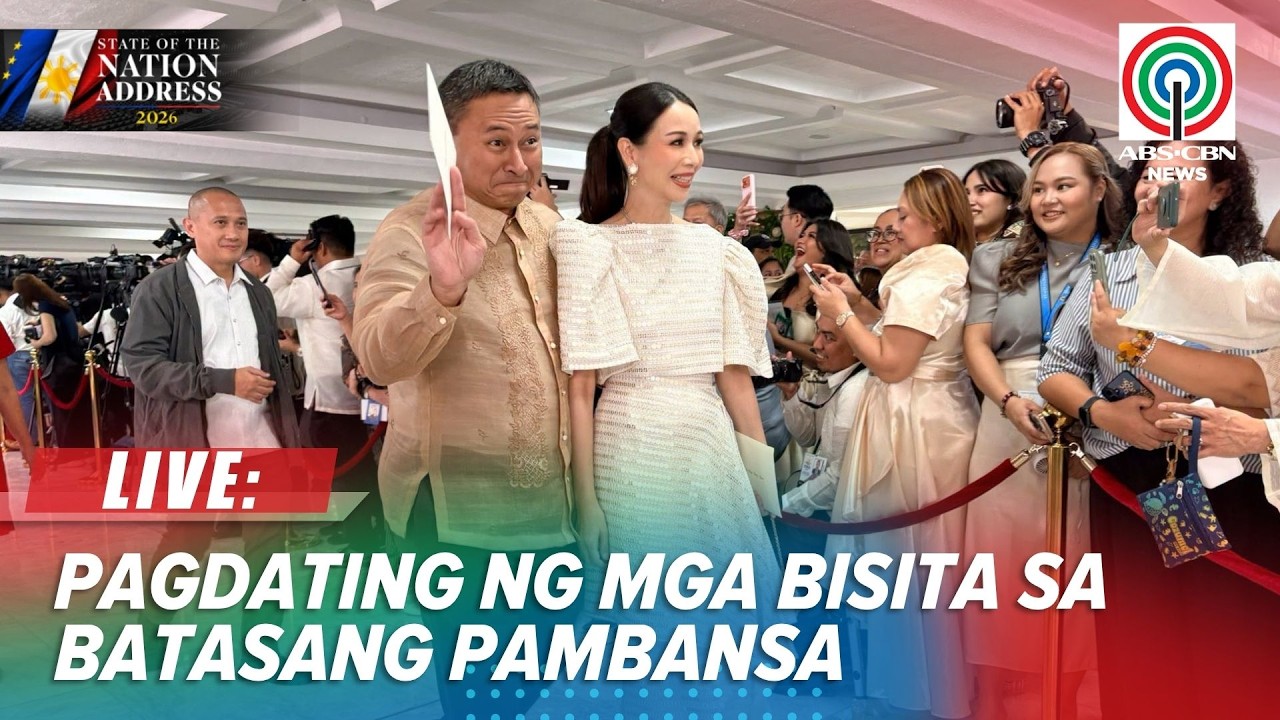 LIVE: Arrival of guests, situation at Batasang Pambansa for #SONA2026 | July 27