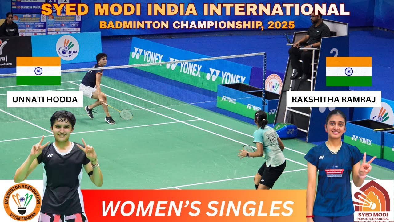 🔥 Unnati Hooda vs Rakshitha | QF | Syed Modi 2025 🏸⚡️