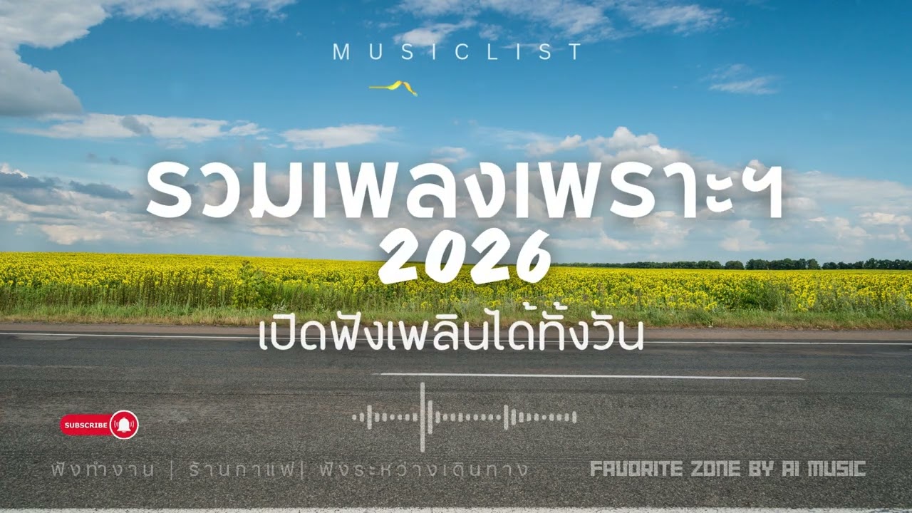 รวมเพลงเพราะ 2026 ฟังยาวๆ เพลงใหม่มาแรง ฮิตที่สุดในตอนนี้ EP.02