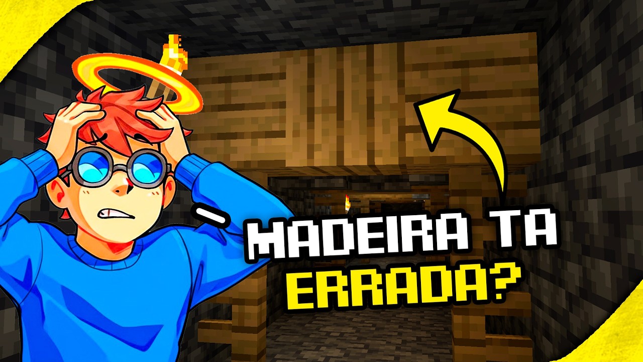Você Consegue Encontrar o ERRO NO PRINT de Minecraft?