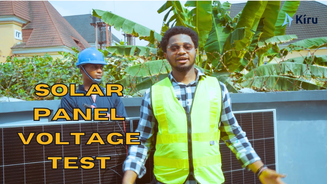 Live Testing of  665W Solar Panel.