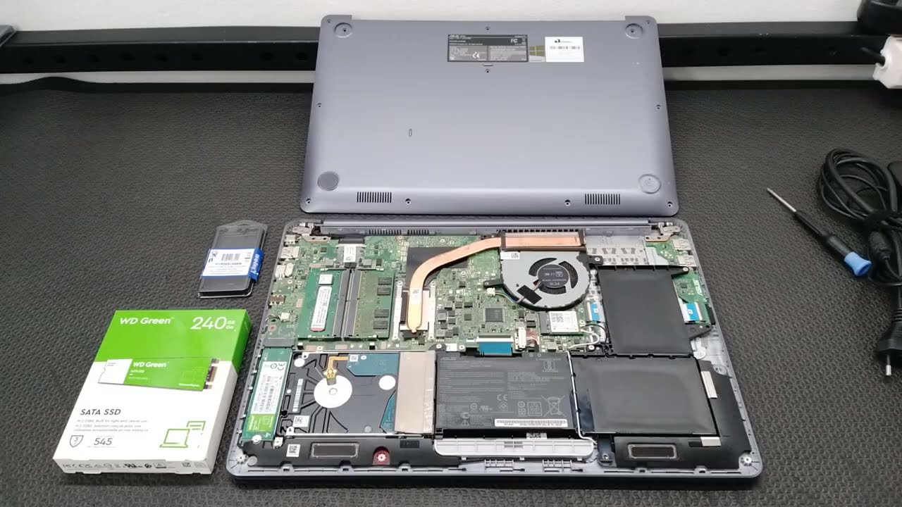 Notebook ASUS VivoBook X510UA - Upgrade de SSD, Memória RAM  e Compatibilidade Confirmada.