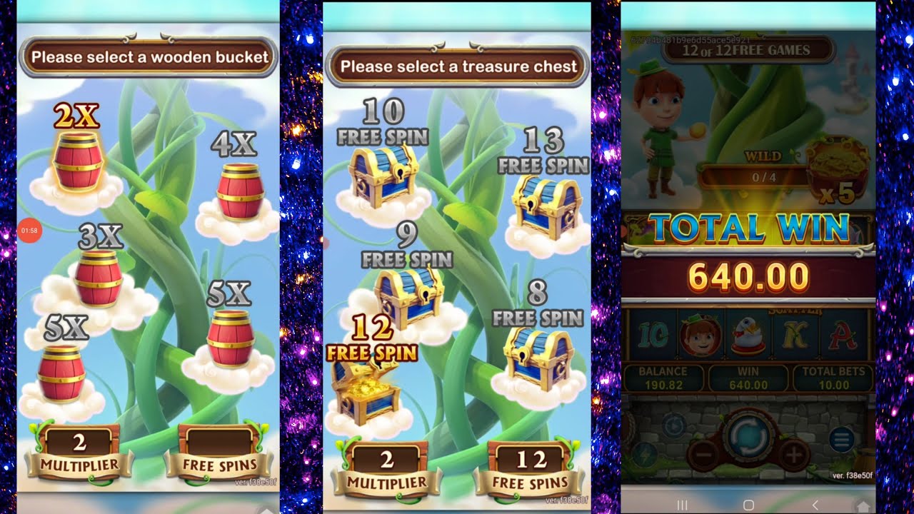MAGIC BEANS MEGA CASINO WORLD SLOT MACHINE