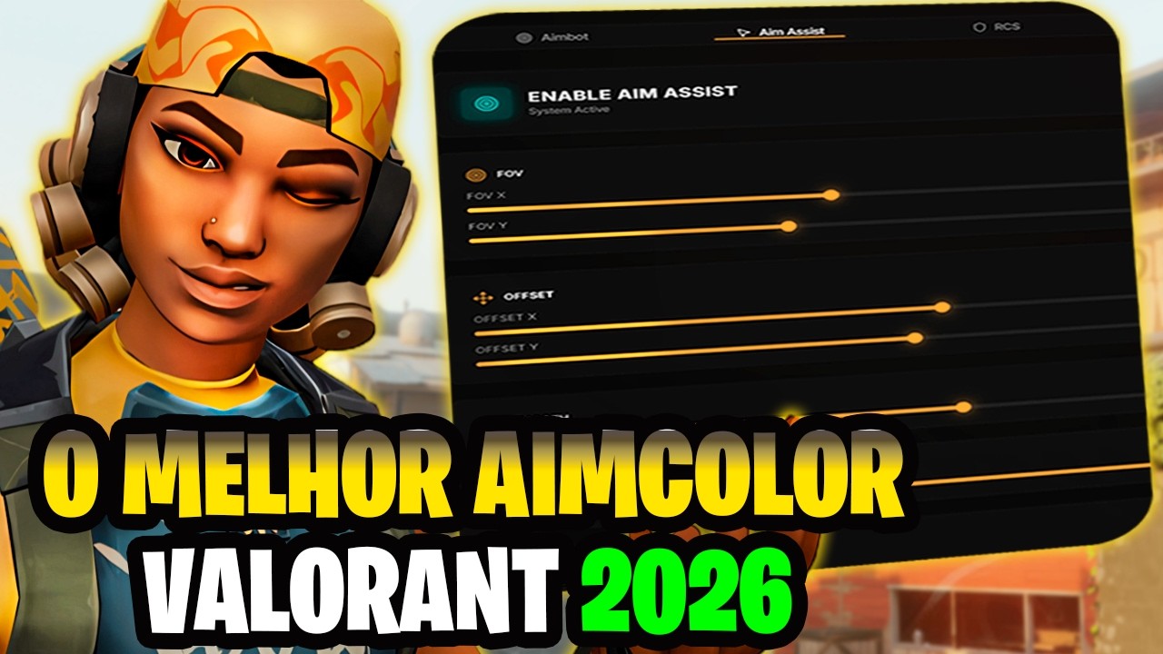 O MELHOR AIM COLOR PARA VALORANT DE 2026 ( NO BANS)