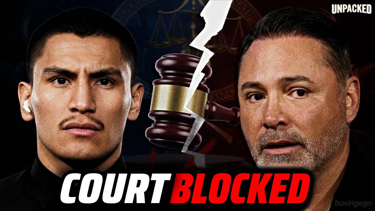Oscar De La Hoya Just Froze Ortiz vs Ennis… Court Docs EXPLAINED