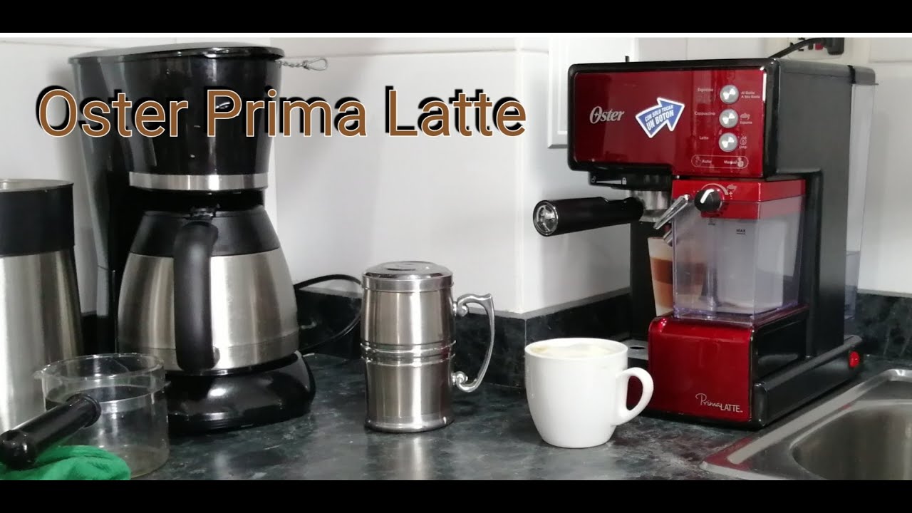DETALLES Y USO TU CAFETERA CAPUCHINERA OSTER PRIMA LATTE