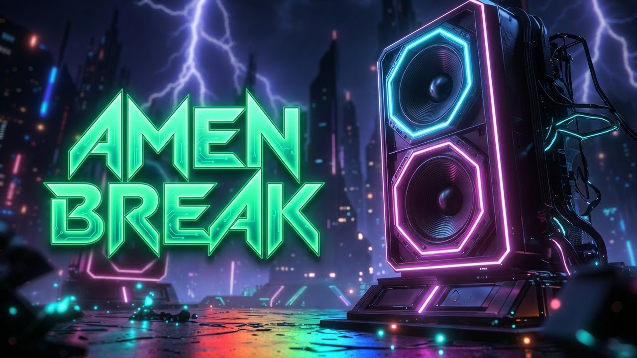 Ragga Jungle Drum and Bass 175 BPM | Dark Techstep MC | Amen Break