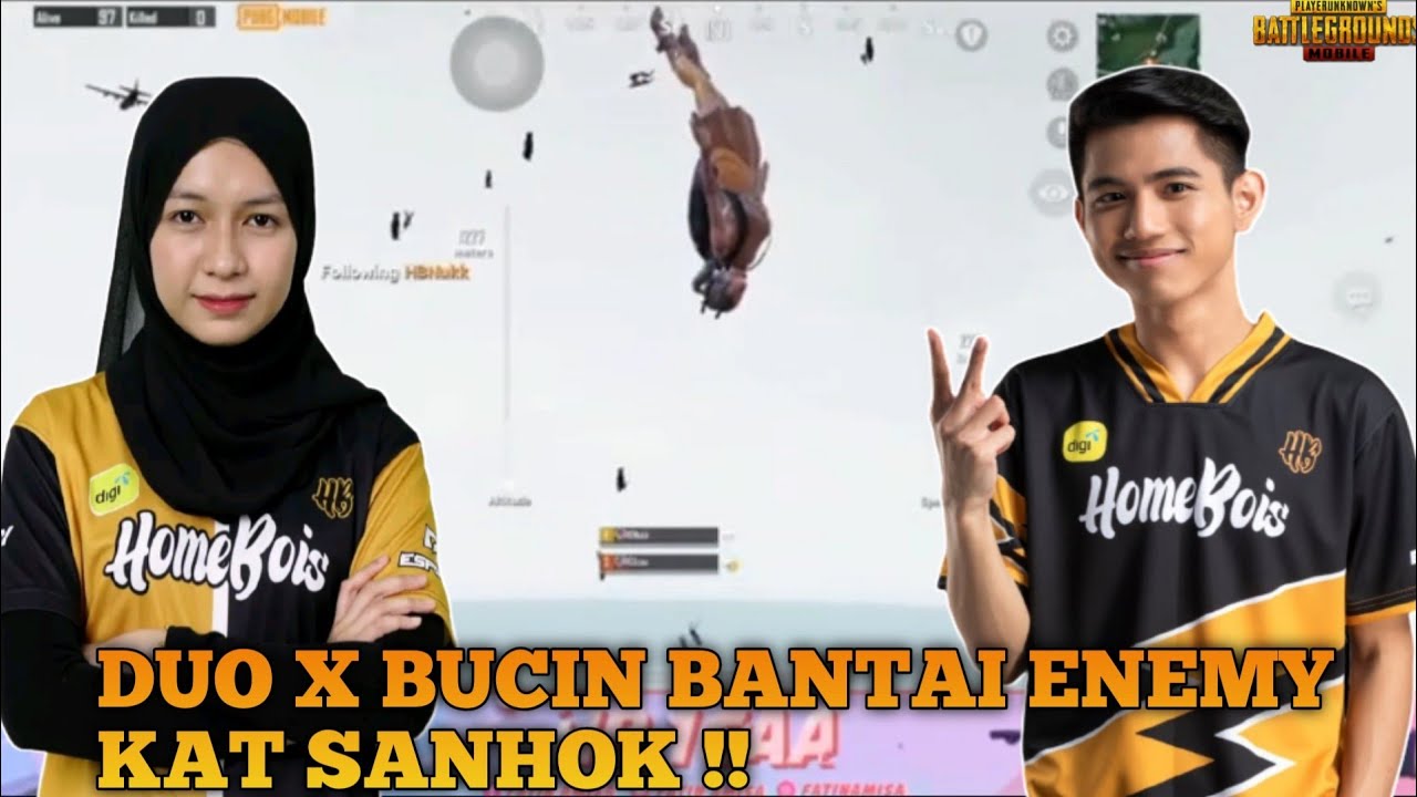 Ica X Nukk Jumpa Lagi !! Bantai Enemy Kat Sanhok | Pubg Mobile