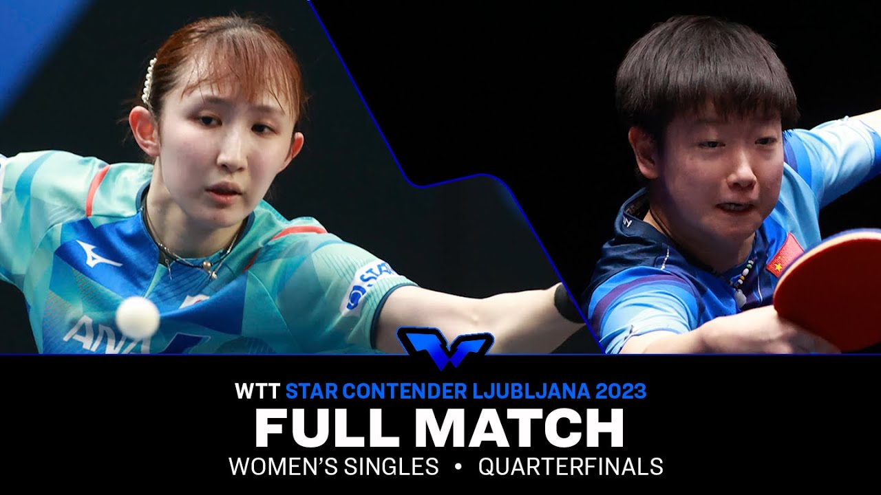 FULL MATCH | Hina HAYATA vs SUN Yingsha | WS QF | #WTTLjubljana 2023