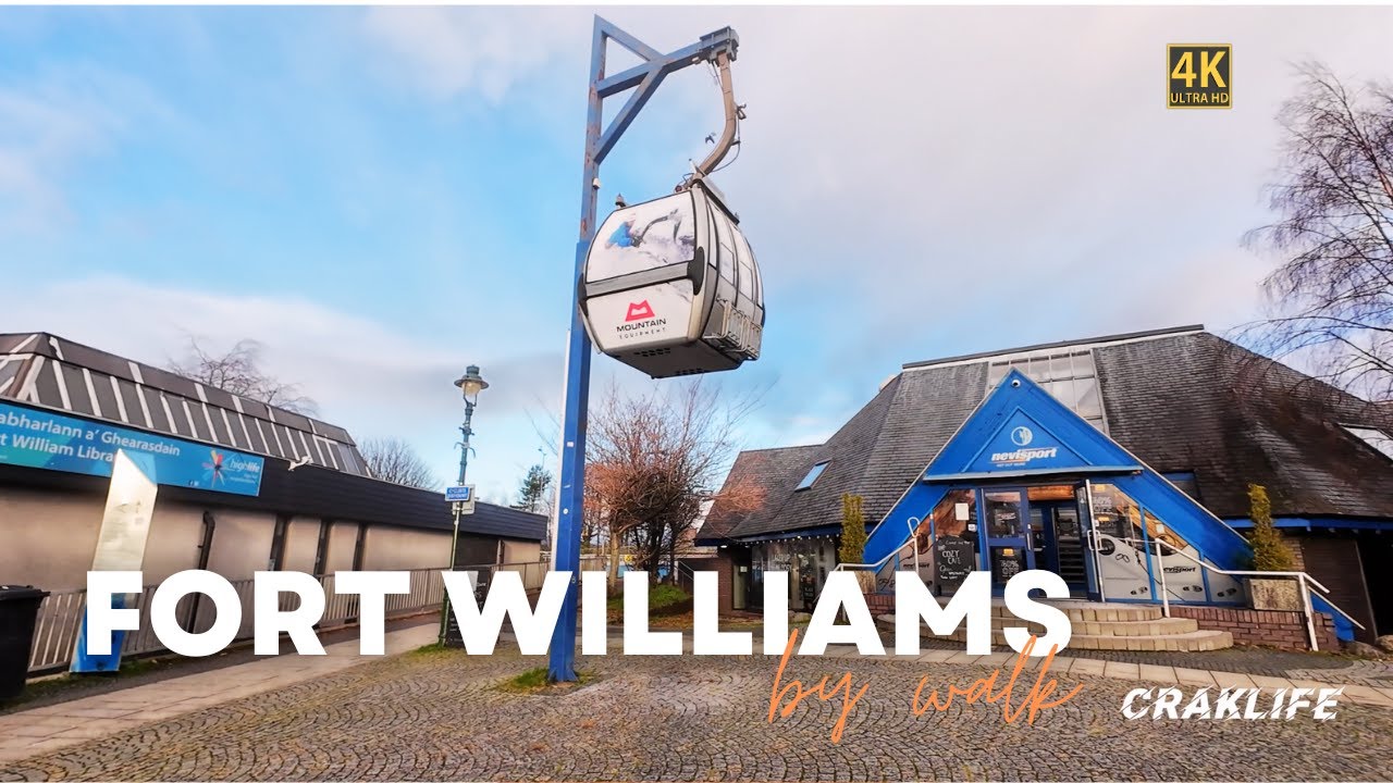 Scotland's Highland Paradise: Fort William Walking Tour | 4K