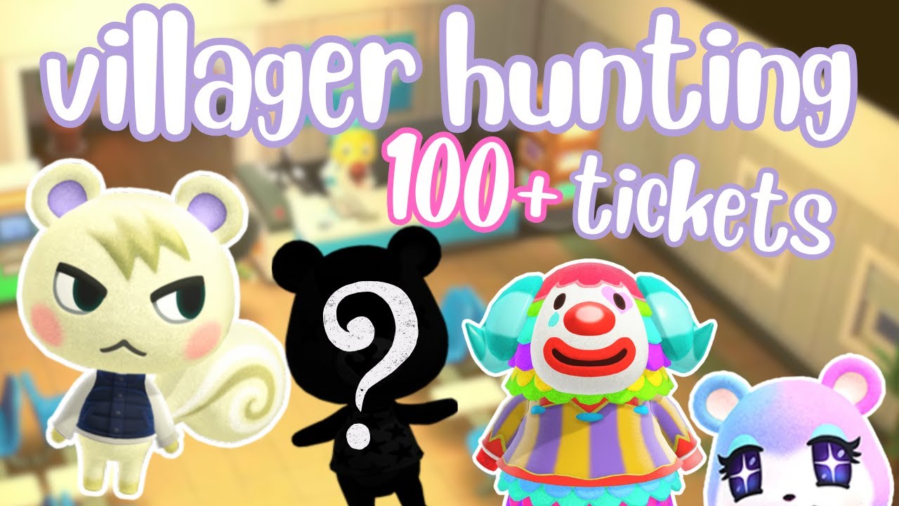 Villager Hunting for my Carnival Island (Marshal pls come home!!)