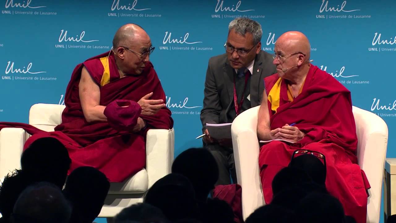 Le Dalaï Lama parle du viellissement à l'UNIL - 1e partie [VF]
