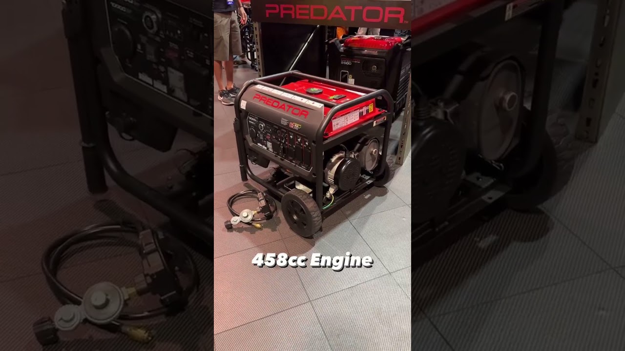 Meet the Predator TRI-fuel 13,00W Generator&hellip;runs on gas, propane, or natural gas. Coming early 2024!
