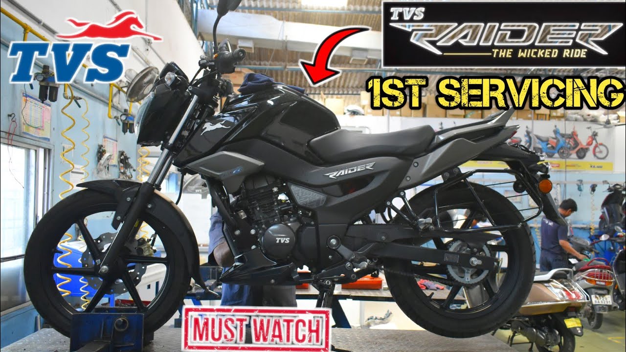 TVS Raider 125 1st Servicing//You Must Watch//Foam wash//Water Wash//Oil Change//BvjTech