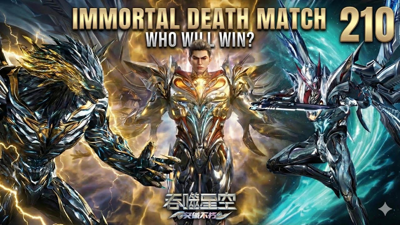 Immortal Level Achieved! Luo Feng vs. King Bark Mirror (Death Match) | Swallowed Star Ep 210