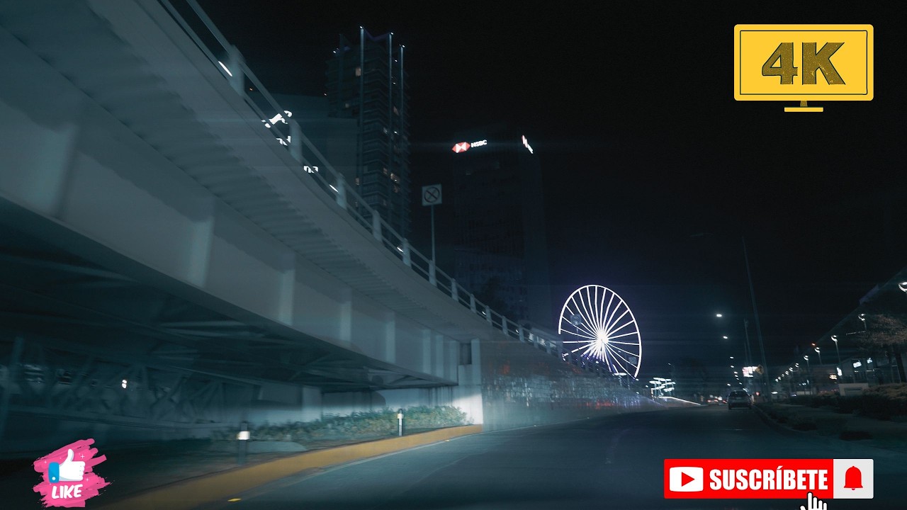 4K / INSIDE OF PUEBLA CITY / NIGHT VIBE