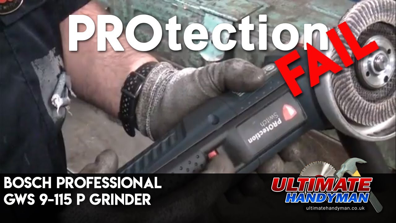 Bosch Professional GWS 9-115 P Grinder | PROtection