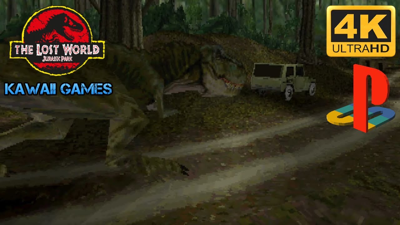 The Lost World: Jurassic Park T-REX [PS1] Longplay Walkthrough Full Movie Game [4K60ᶠᵖˢ UHD🔴]