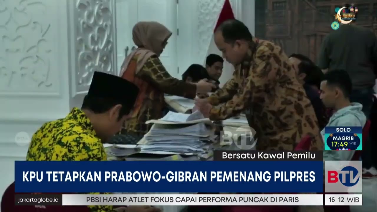 Peta Kemenangan Prabowo-Gibran di Pilpres 2024