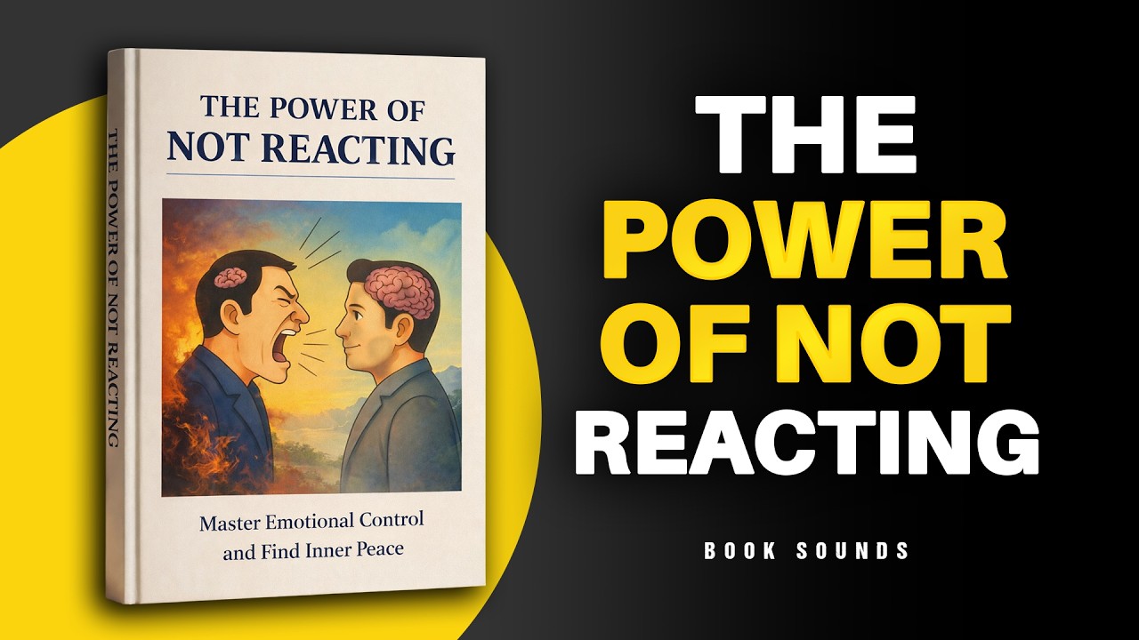 THE POWER OF NOT REACTING — MASTER SELF-CONTROL AND SILENCE THE NOISE | AUDIOBOOK