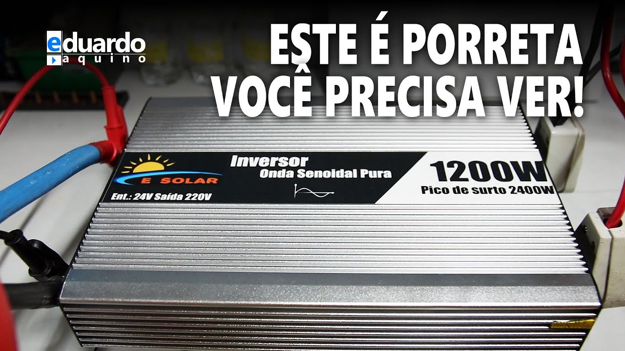 INVERSOR OffGrid BARATO da eSolar FAZ Bonito no Teste de Fogo EXTREMO (Parte 2)