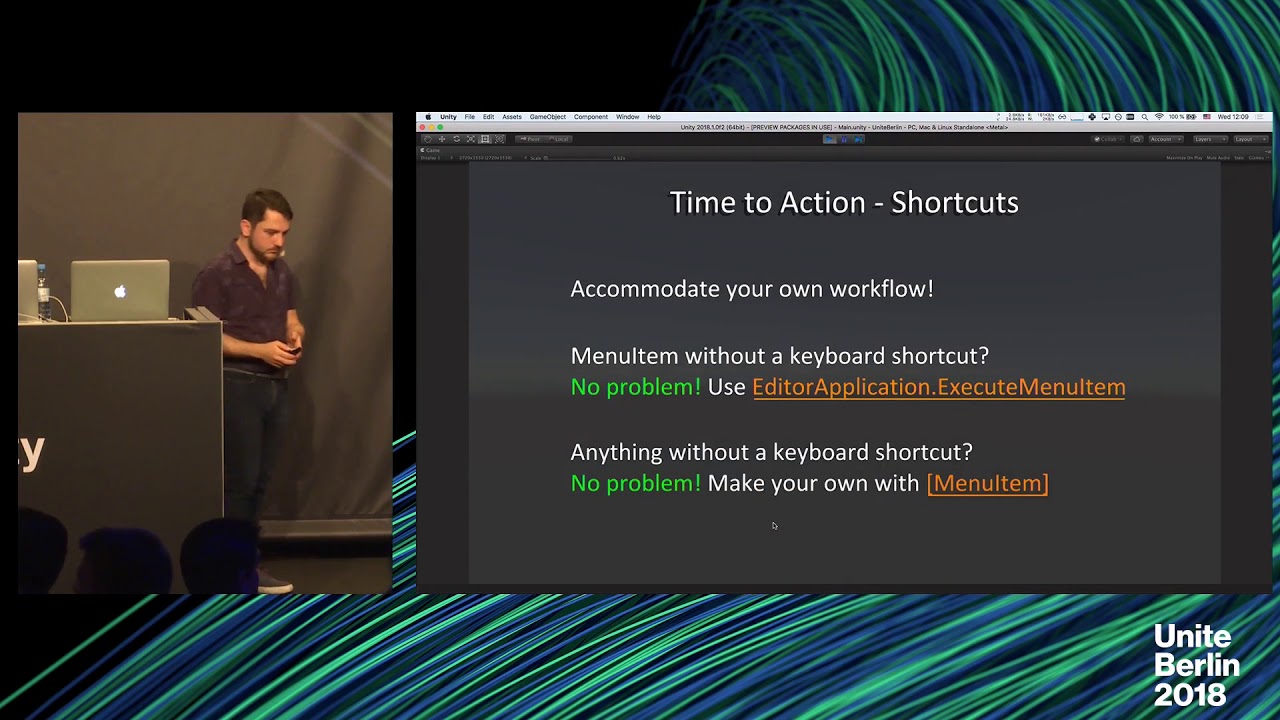 Unite Berlin 2018 - Become a Speed Demon Being Faster at Everything you Do in Unity