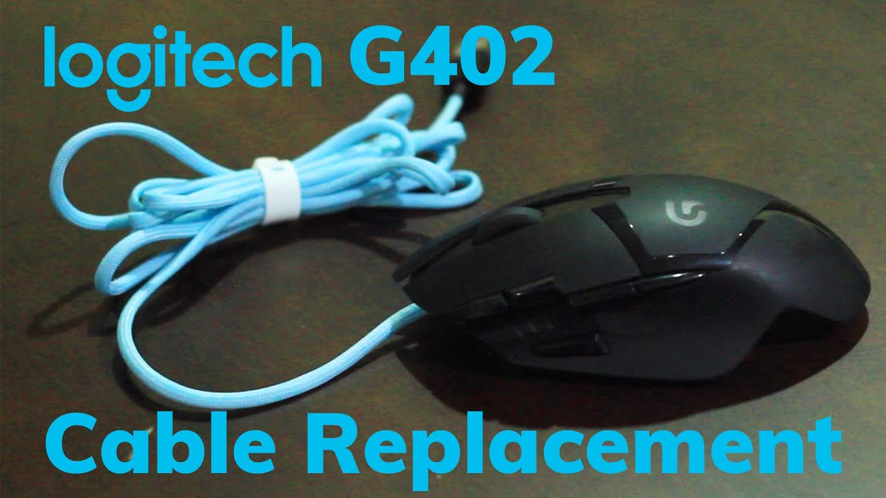 Logitech G402 Hyperion Fury mouse cable replacement ft. Omni Cables.