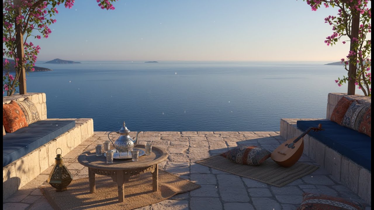 Flamenco Serenity 🎸 Soothing Coastal Vibes