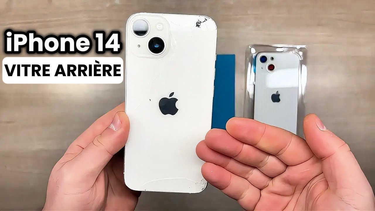 Je lui lime le châssis de son iPhone 14 pour faire rentrer la nouvelle vitre arrière 🧰👌😷