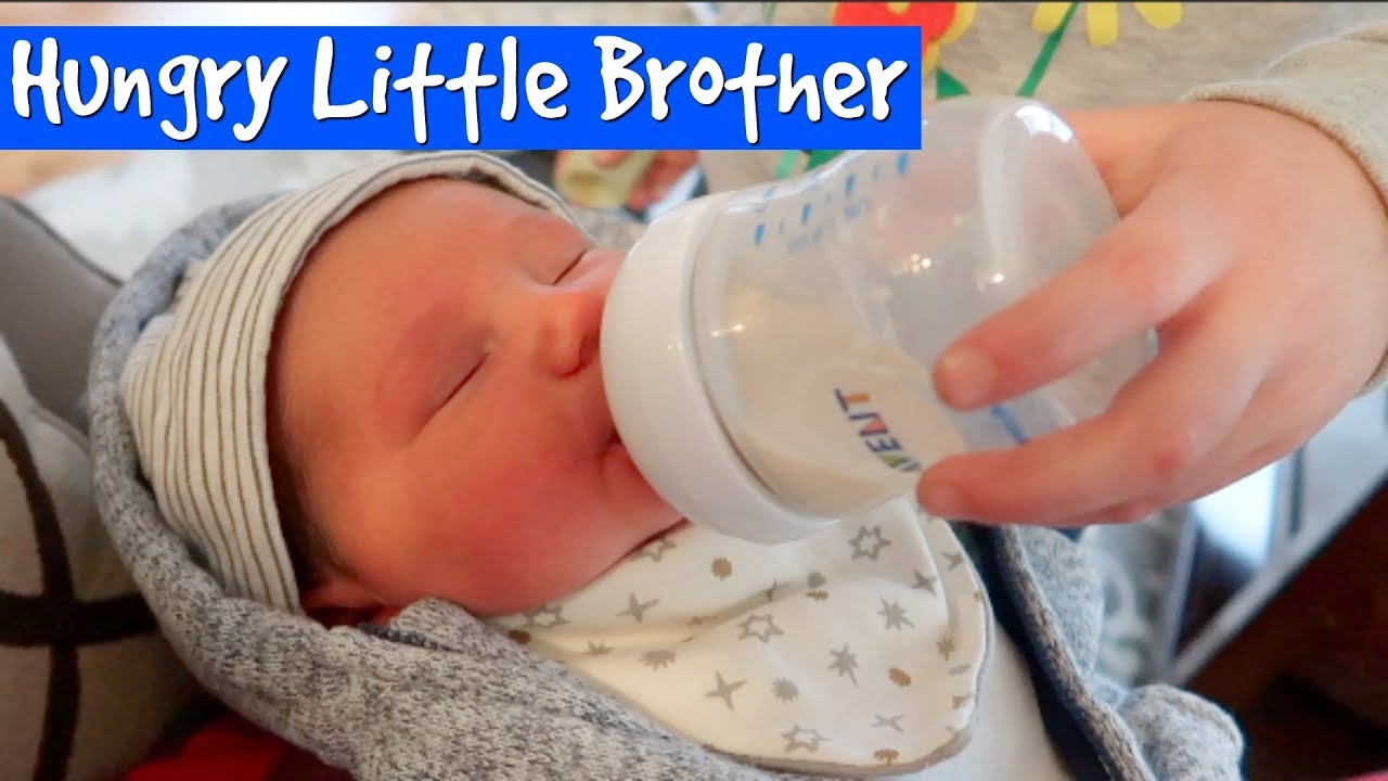 Big Sister Feeds Baby Brother! | ThePlusSideOfThings