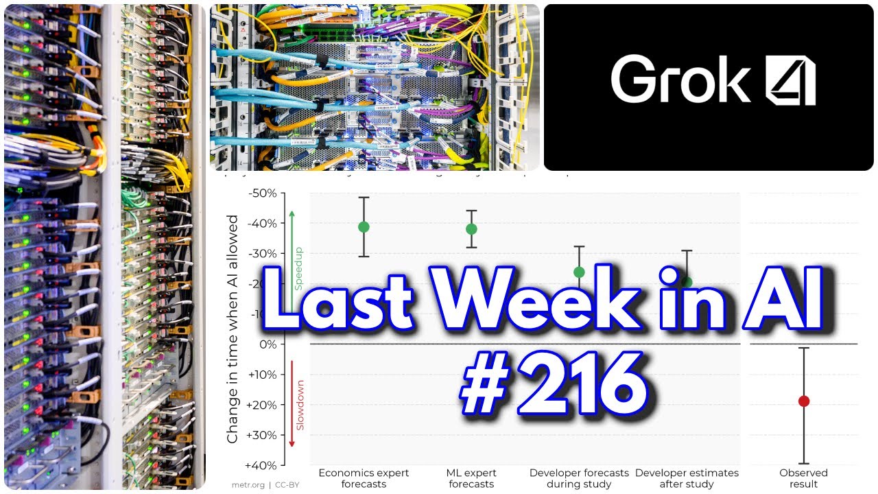 Last Week in AI #216 - Grok 4, Project Rainier, Kimi K2