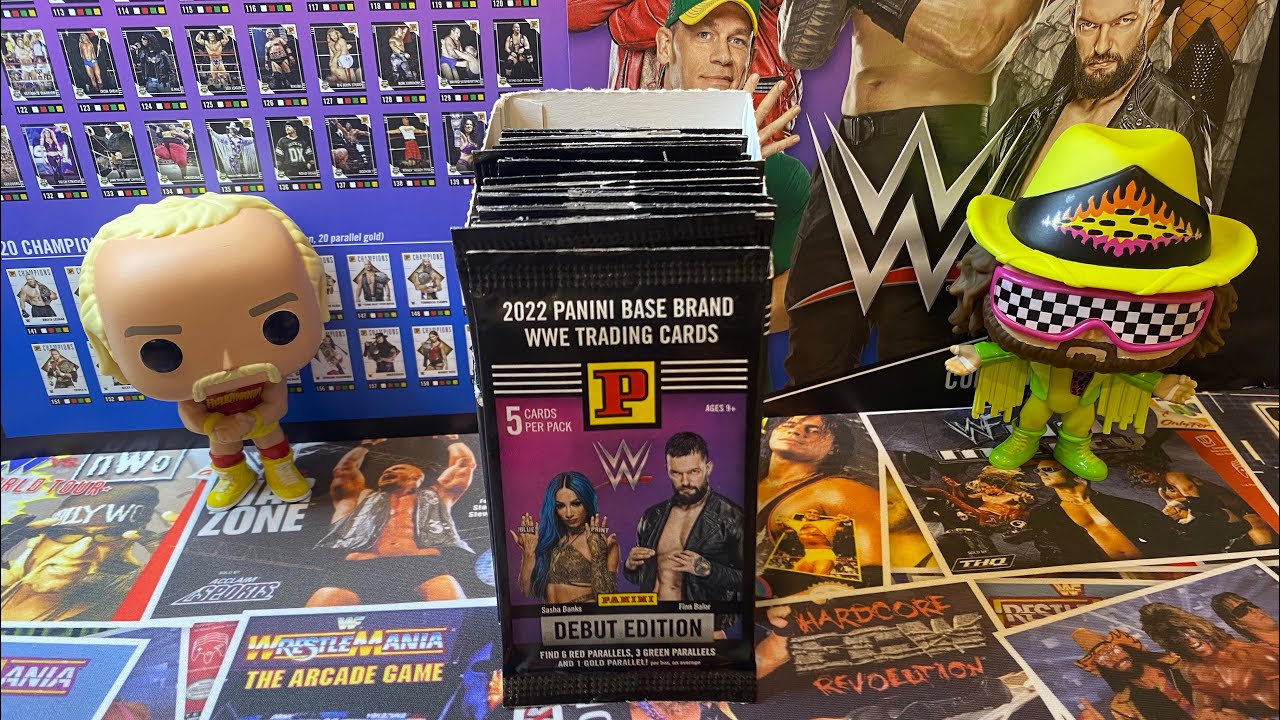 WWE Panini Debut edition - European exclusive - full box opened plus more packs!