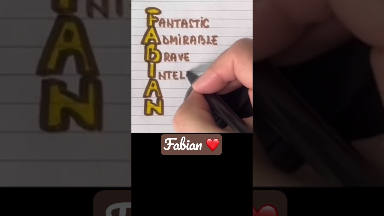 Meaning of the name FABIAN #meaning #name #fabian