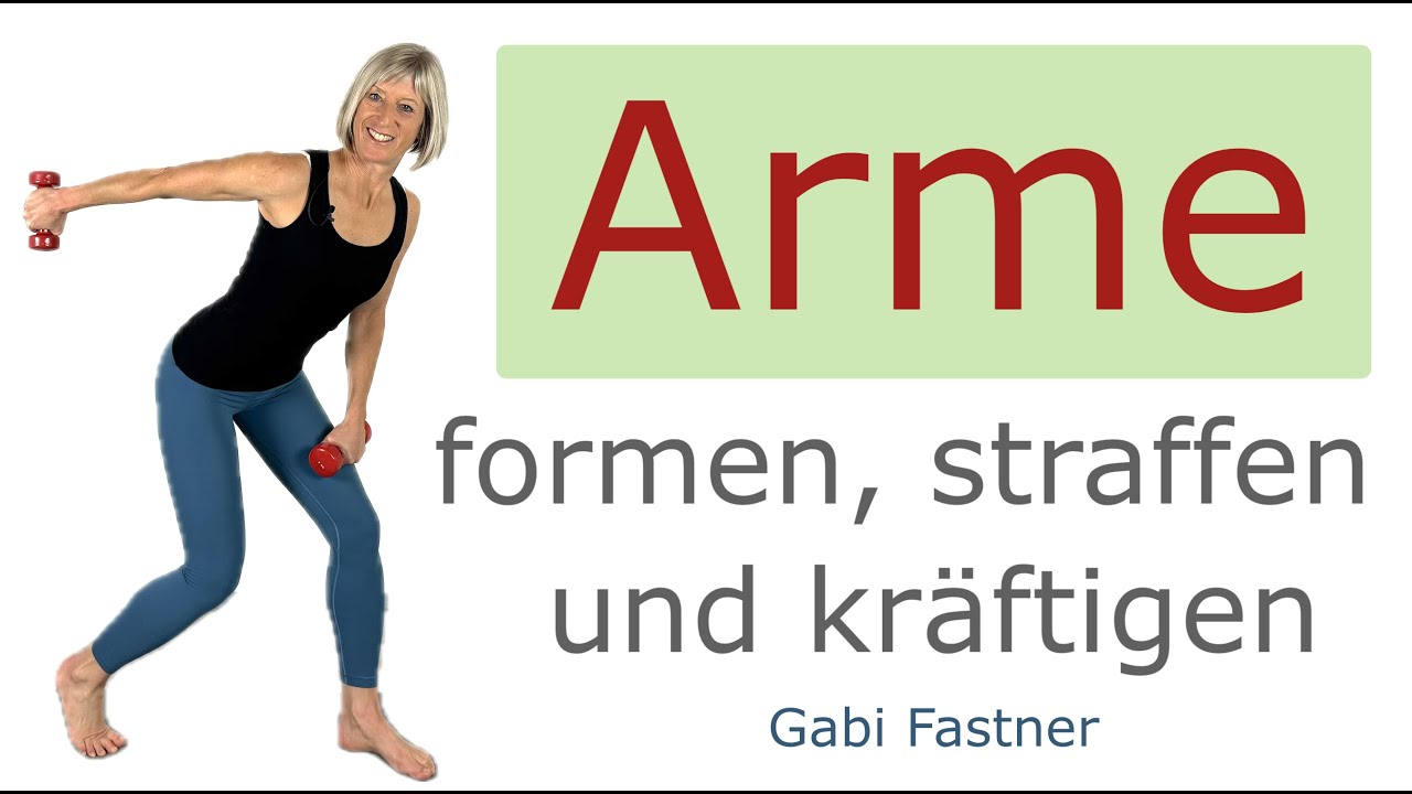 🍎 30 min. straffen, kräftigen & formen | Hanteltraining für Schultern, Brust, Rücken und Arme