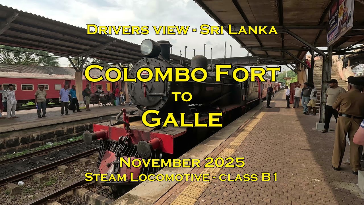 Drivers view Sri Lanka, Colombo Fort to Galle, Nov 2025