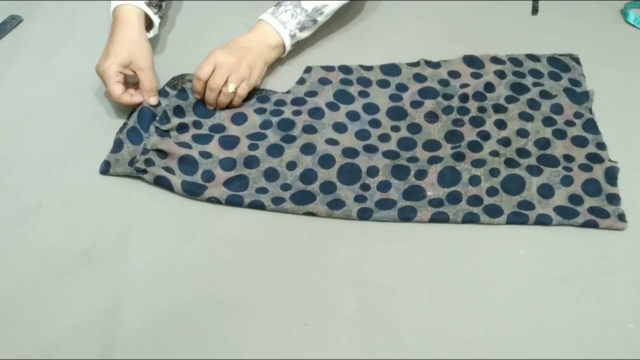 تفصيل بلوزه بدون باترون تحفه وسهله جدا