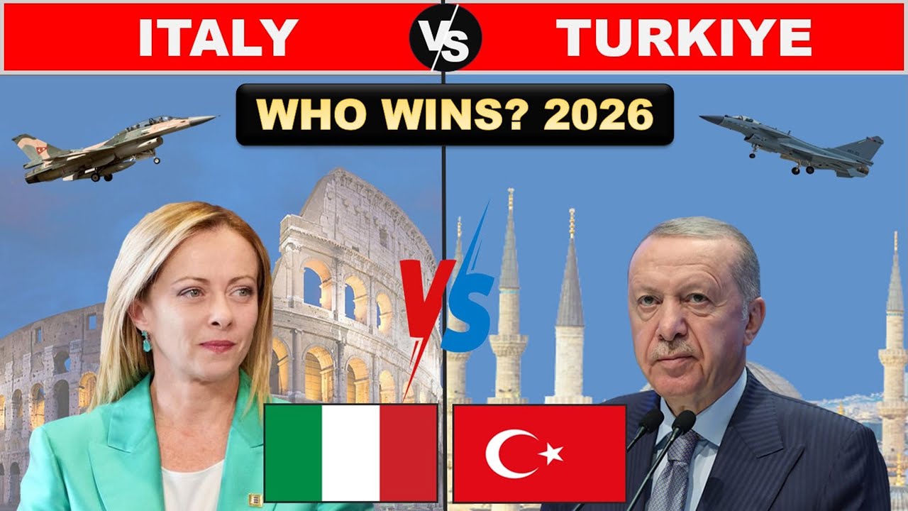 Mediterranean Power Struggle: Italy 🇮🇹 vs Turkiye 🇹🇷 2026 Comparison