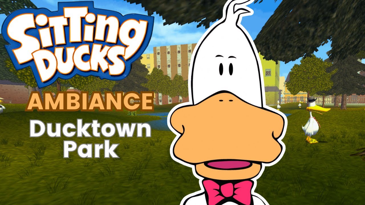 Ducktown Park Ambience 🦆 | 1 Hour of Relaxing Sitting Ducks Sounds for Sleep, Study & Chill