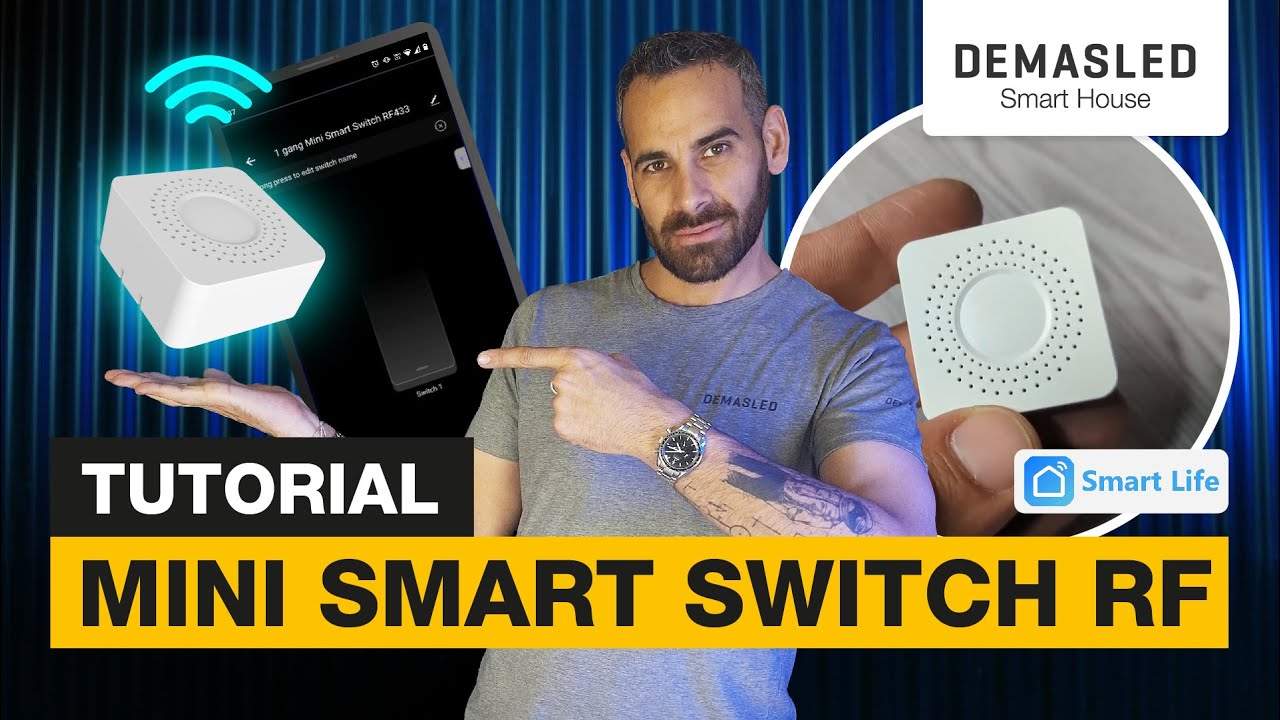 Tutorial Mini Smart Switch WIFI RF - DEMASLED