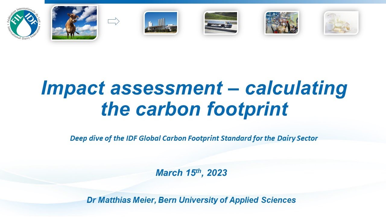 Part 6 -  Impact assessment – calculating the carbon footprint