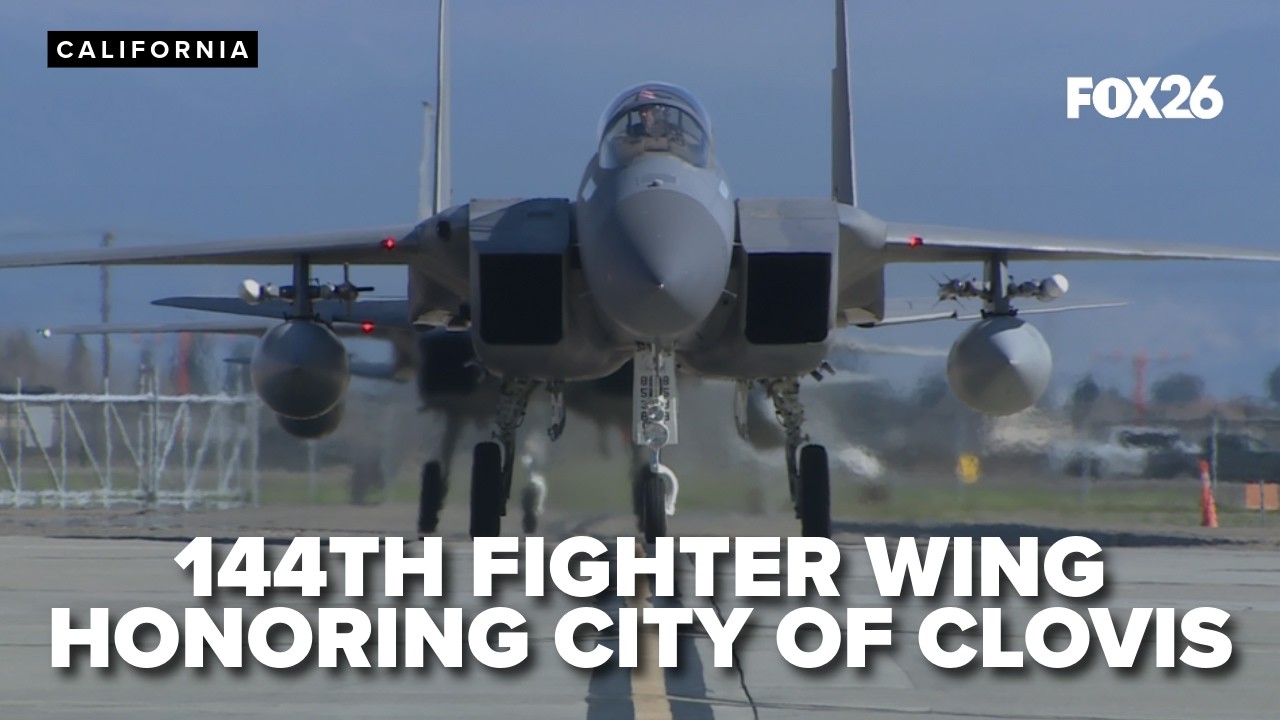 144th Fighter Wing in Fresno to honor Clovis with F-15 fighter jet dedication