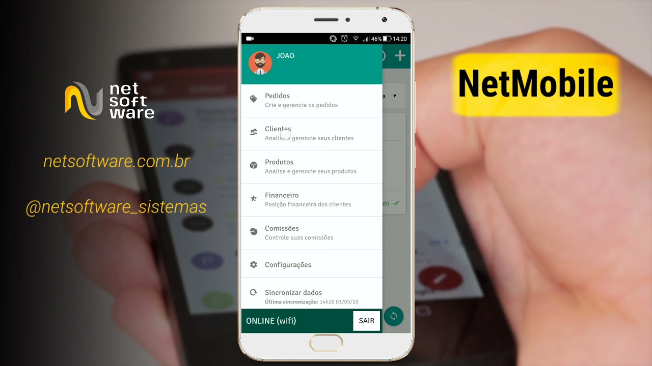 NetMobile - Seu APP para VENDEDOR EXTERNO