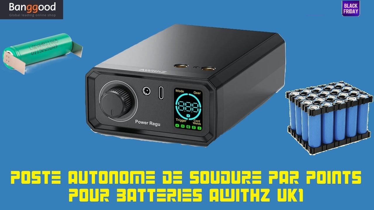Cyrob : Poste de soudure par points AwithZ UK1 pour batteries et autres