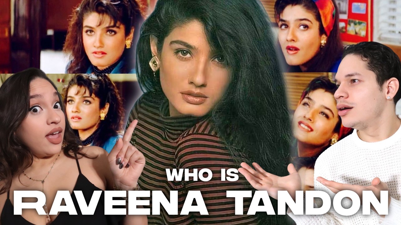 Who is Raveena Tandon!? Latinos react to Raveena Tandon Evolution for the first time