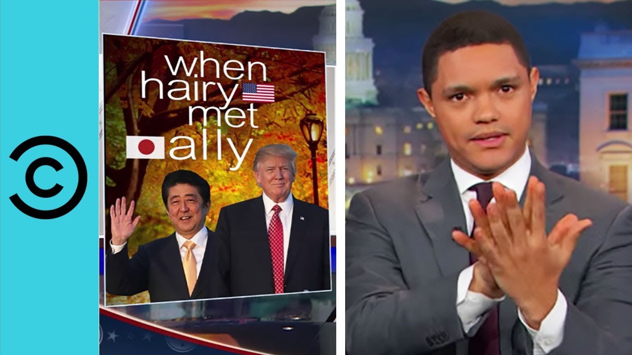 Trump Meets Japan's Prime Minister | The Daily Show