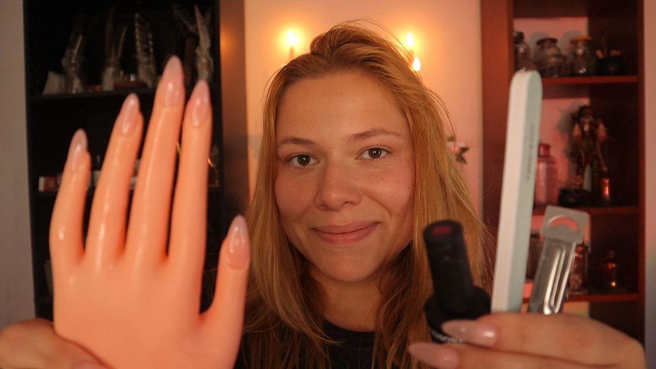 ASMR - TE PONGO UÑAS 🌺