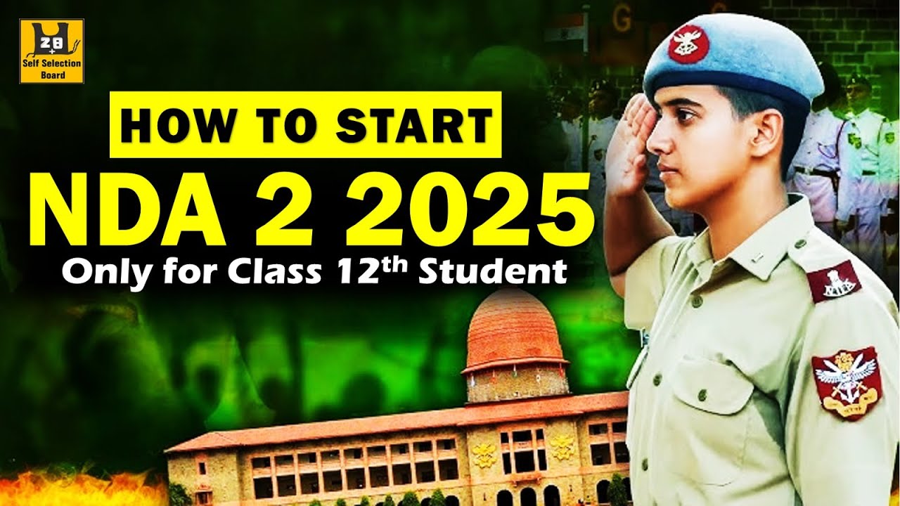 NDA Preparation with Class 12th + Syllabus + Books + Self Study + Strategy  | Shubham Varshney SSB