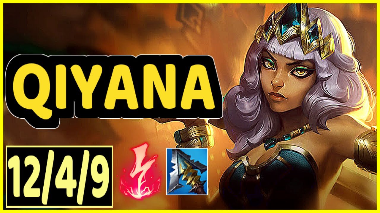 QIYANA VS LISSANDRA - 12/4/9 KDA MID GAMEPLAY DIAMOND III