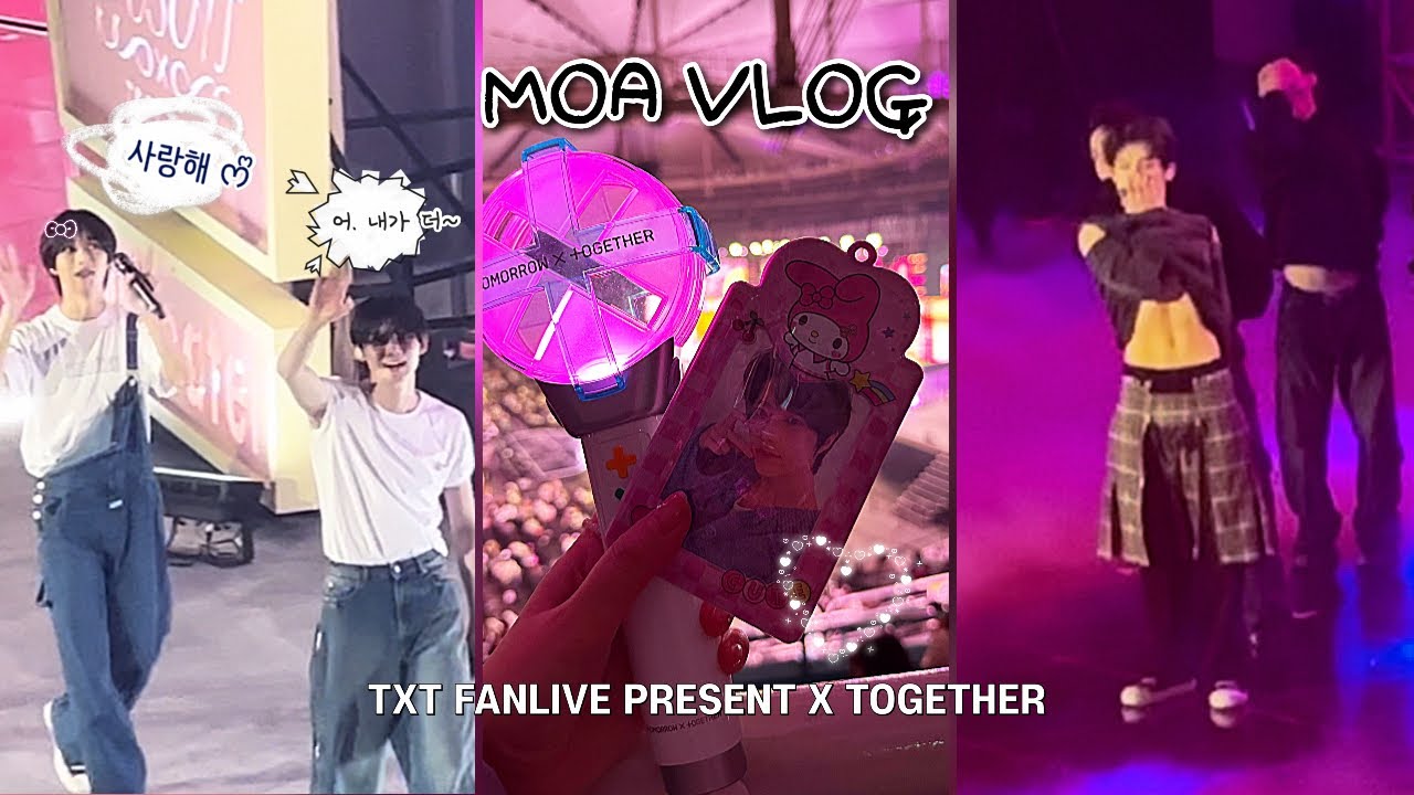 [모아로그] 결국 평모가 됐다... • TXT FANLIVE PRESENT X TOGETHER • 팬라이브 • 올림픽공원 핸드볼 경기장 • 덕질 브이로그 • 5주년 • 막콘